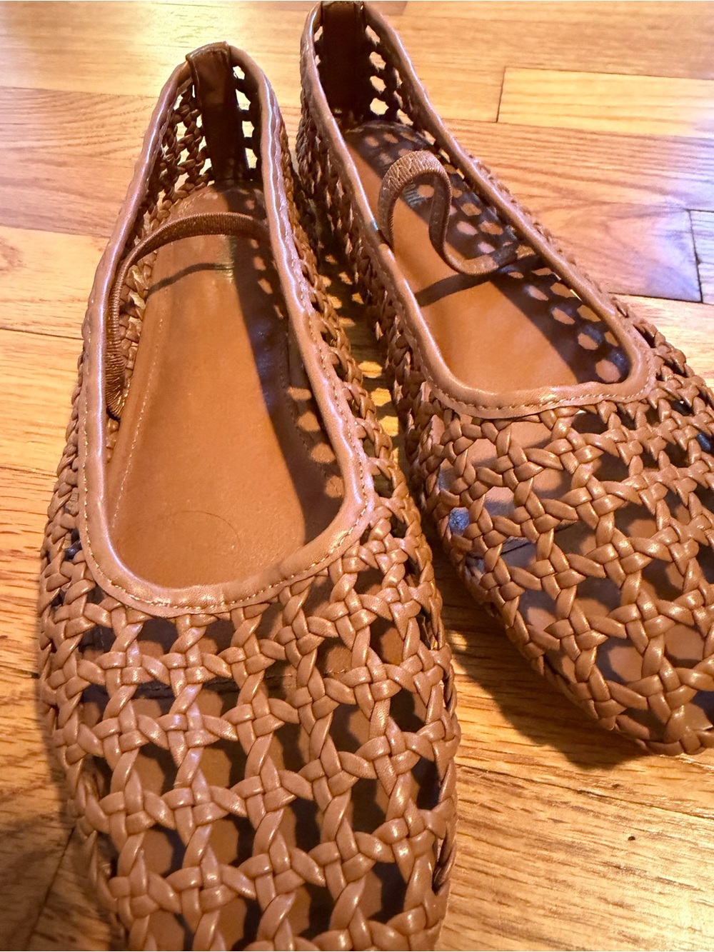 Cushionaire Woven Ballet Flat - Tan Women’s Shoes